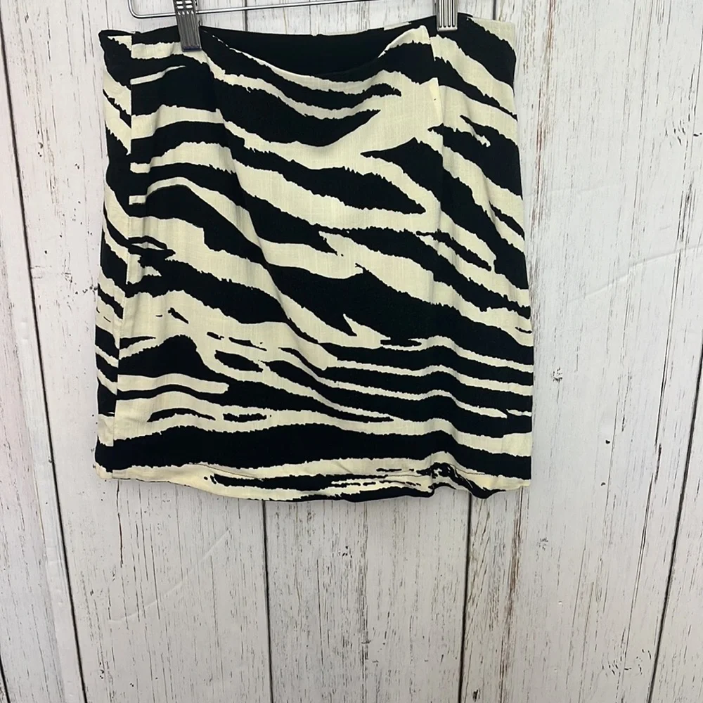 Free People Zebra Ruffle Mini Skirt - Picture 10 of 13